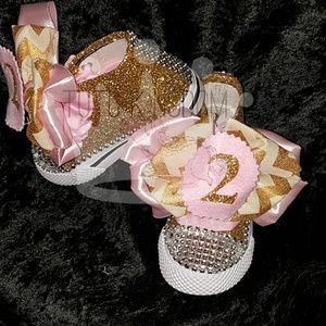 Custom glitter converse